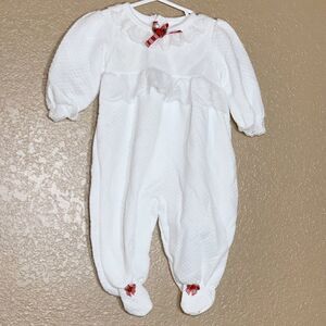‎Babygro baby girl Christmas footies